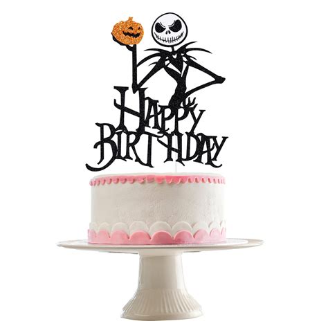 Buy Jack Skellington Happy Birthday Cake Topper Nightmare Before ...