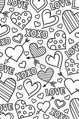 Cute And Fun heart valentine S day coloring Page Easy Pages  sketch template