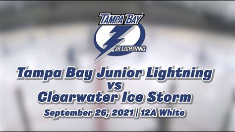 Tampa Bay Junior Lightning vs Clearwater Ice Storm - YouTube