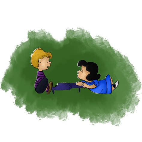 Schroeder and Lucy by phyti on DeviantArt