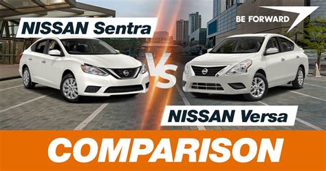 Nissan Sentra vs Nissan Versa Comparison