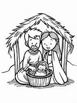 Nativity Coloring Pages Free Printable  GBcoloring sketch template