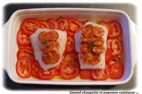 Recette Dos De Cabillaud Au Four Tomates