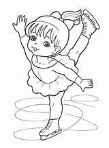 Barbie Ice Skating Coloring Pages sketch template