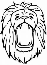 Lion Face Coloring Pages  Free Printable For Kids sketch template