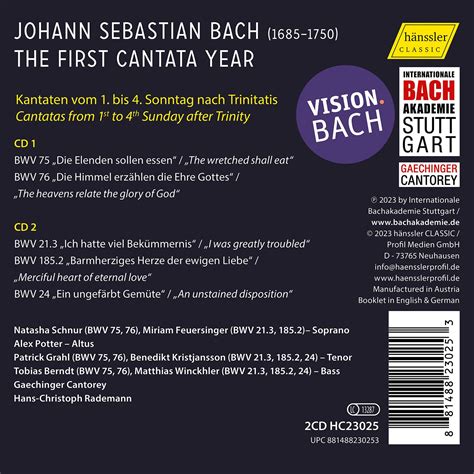 New & Upcoming Recordings of Bach's Works - December 2023