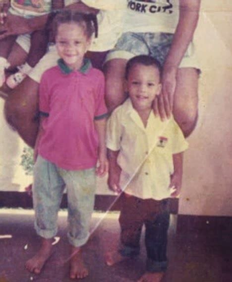 Singer Rihanna Childhood Photos