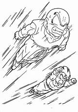 Krillin And Gohan Dragon Ball Z Coloring Pages  ColoringBay sketch template