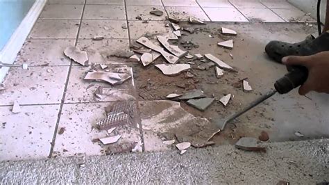 Tile Removal Made Easy DIY - YouTube