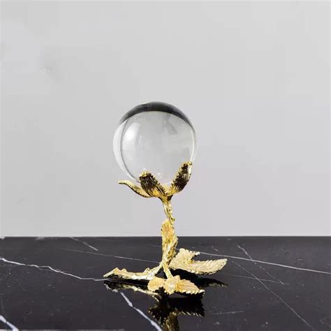 Crystal Ball With Stand Luxury Home Decor Modern Home Decor - Etsy