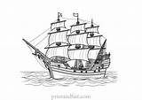 Free Pirate Ship Coloring Page For Kids  Printable sketch template
