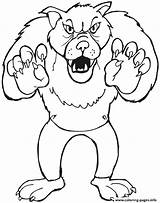 Big Bad Wolf Coloring Page Printable sketch template