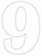 Simple Number 9 Tracing coloring Page  Download Print Or Color Online sketch template