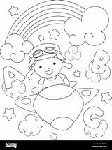 Black And White Coloring Page Illustration Of A Boy Dressed As An  sketch template