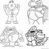15 Free Captain Underpants Coloring Pages For Kids sketch template