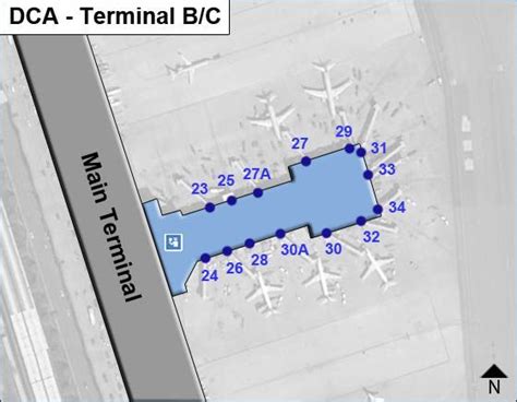 Reagan National Airport Map | DCA Terminal Guide