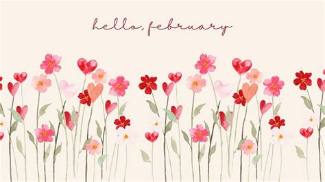 Download "Welcome February!" Wallpaper | Wallpapers.com