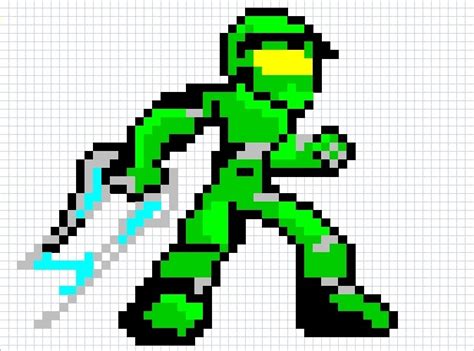 Master Chief Pixel Art by najlazarus on DeviantArt