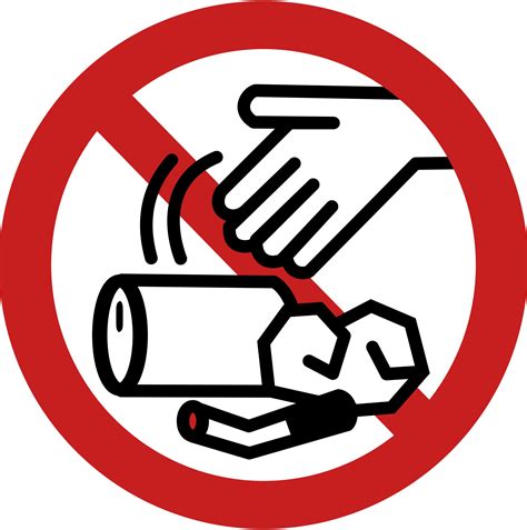 No Littering Sign Icons PNG - Free PNG and Icons Downloads