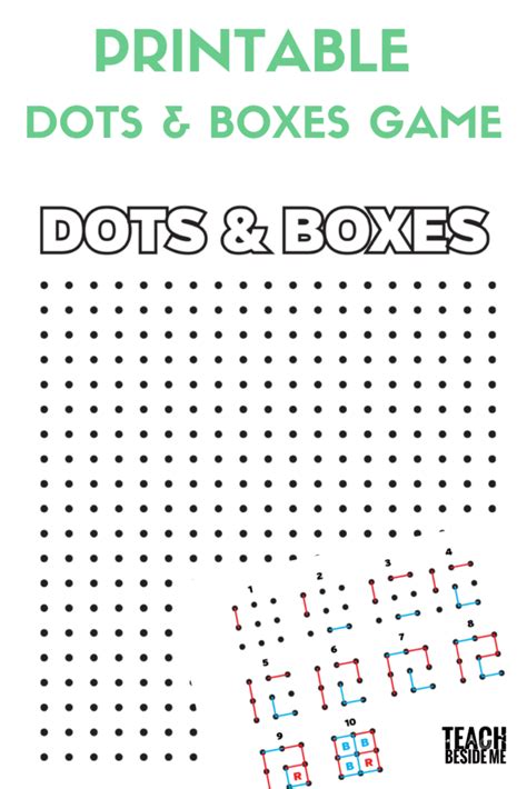 Dots and Boxes Game: How to Play - Teach Beside Me