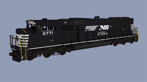 Norfolk southern sd60m locomotive 3D model - TurboSquid 1271977