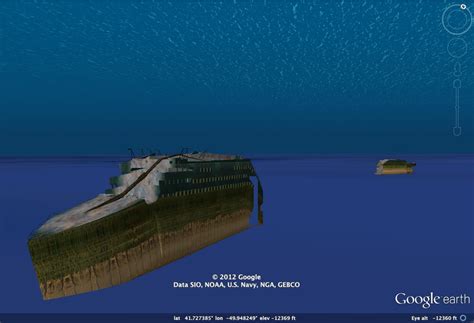 Take a 3D Tour of Titanic With Google Earth