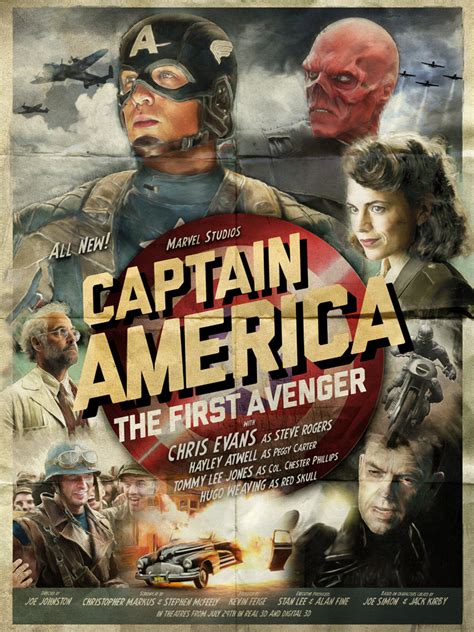 Fashion and Action: Captain America: First Avenger Fan Art Poster ...