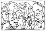 Jesus Turns Water Into Wine Coloring Pages  Nation sketch template