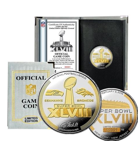 The official coin that is flipped to begin Super Bowl 48! http://www ...