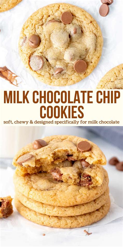 Milk Chocolate Chip Cookies - Just so Tasty