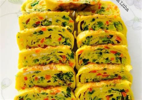 Resep Telur dadar gulung #egg roll oleh Angela Litha - Cookpad