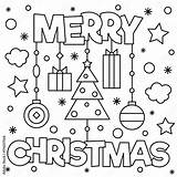 Merry Christmas Images Coloring Pages sketch template
