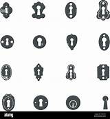 Keyhole Coloring Pages sketch template