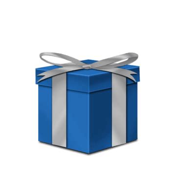 Blue Gift Box Clip Art