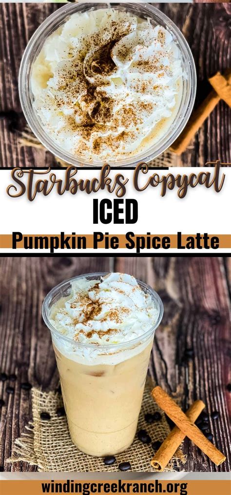 Iced Pumpkin Spice Latte Starbucks Copycat Recipe | Starbucks pumpkin spice latte, Iced pumpkin ...