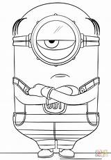 Minion Mel From Despicable Me 3  Super Coloring Minions Pages sketch template