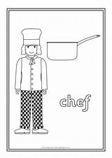 Occupations Coloring Pages Printable sketch template