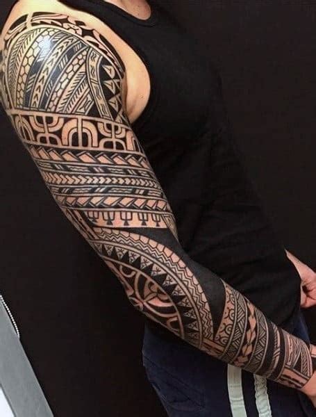 African Tribal Tattoos Sleeve