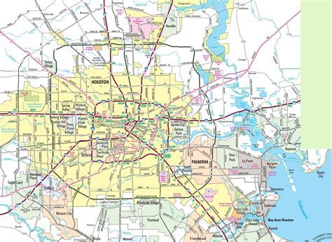 Printable Map Of Houston