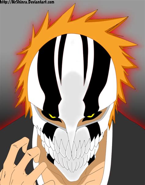 New hollow Mask ichigo by MrShinra on DeviantArt