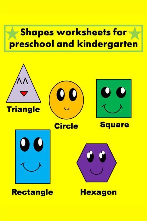 Shapes Worksheet Kindergarten Shapes Worksheets Coffe - vrogue.co