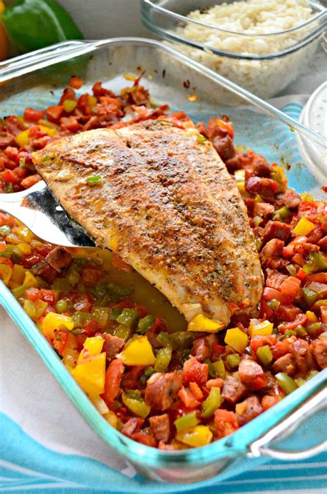 Baked Cajun Mahi Mahi Dinner - Katie's Cucina