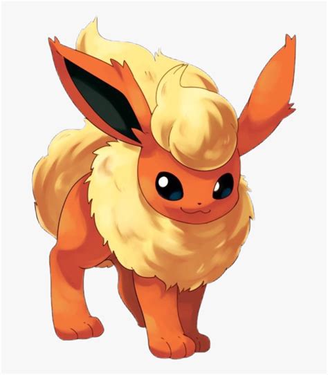 #flareon #pokemon - Pokemon Flareon And Vulpix, HD Png Download - kindpng