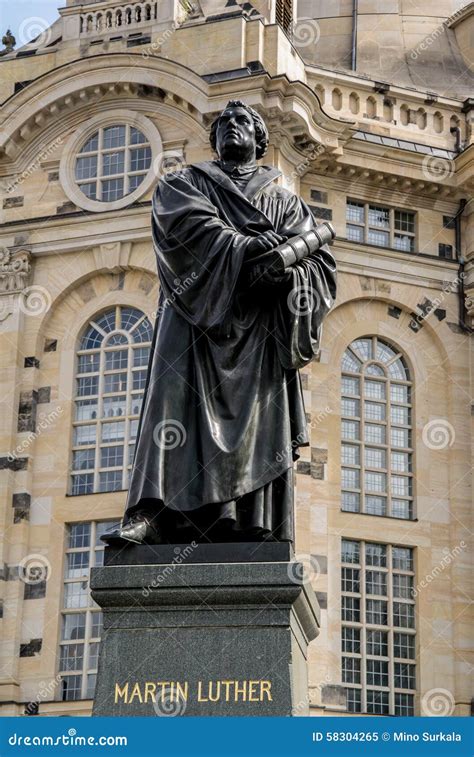 Martin Luther Statue in Dresden Stock Image - Image of dresden ...