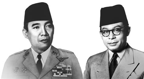 Ir. Sukarno dan Mohammad Hatta Menandatangani Teks Proklamasi