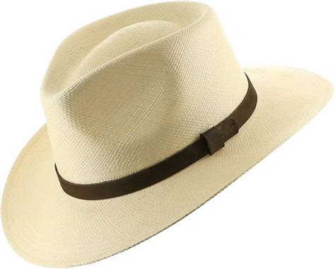 Ultrafino Hand Finished Fedora Panama HAT Straw Mens Havana at Amazon Men’s Clothing store