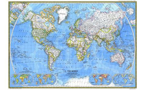 National Geographic World Map Wallpaper