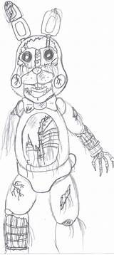 Withered Bonnie Coloring Pages  Vrogueco sketch template
