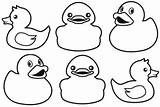 Rubber Duck Coloring Pages sketch template
