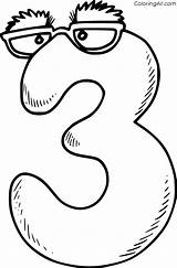19 Free Printable Number 3 Coloring Pages sketch template